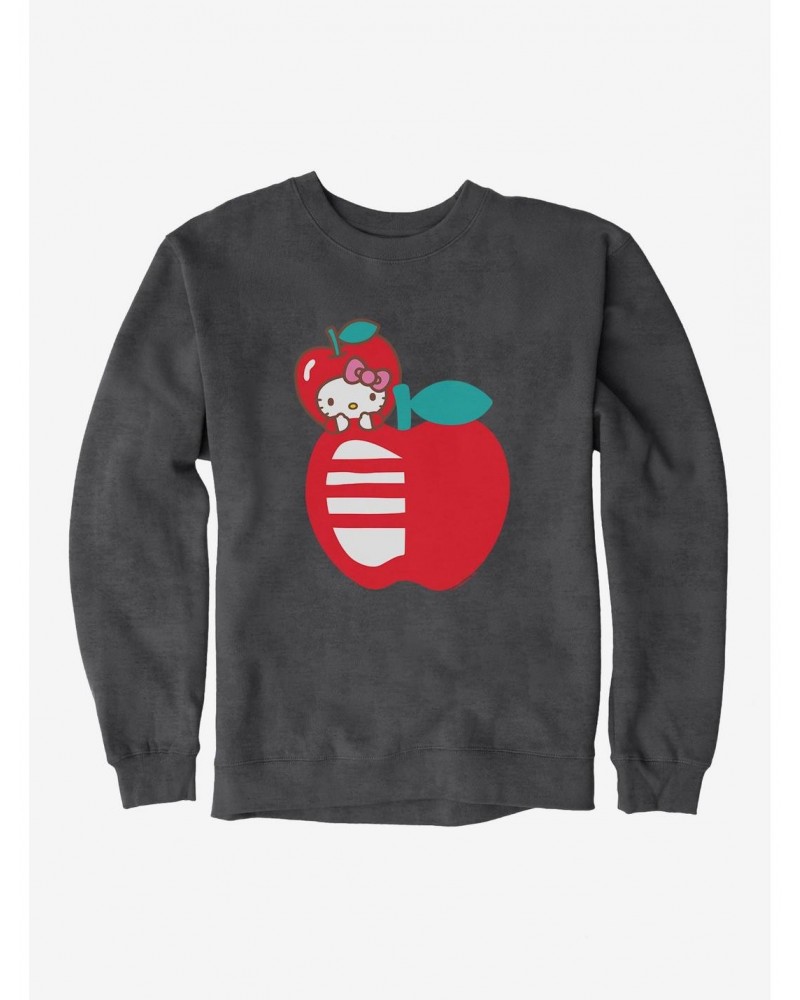 Hello Kitty Five A Day Hello Apple Sweatshirt $8.86 Sweatshirts