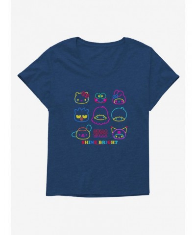 Hello Kitty & Friends Shine Bright Girls T-Shirt Plus Size $9.81 T-Shirts