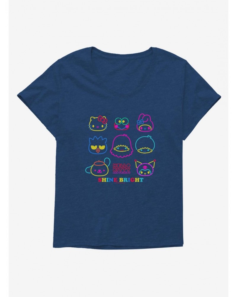 Hello Kitty & Friends Shine Bright Girls T-Shirt Plus Size $9.81 T-Shirts