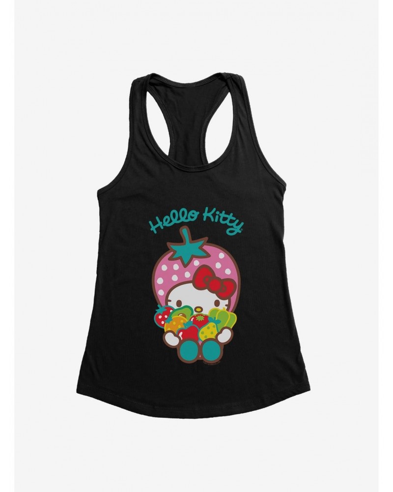 Hello Kitty Five A Day Seven Healthy Options Girls Tank $9.36 Tanks