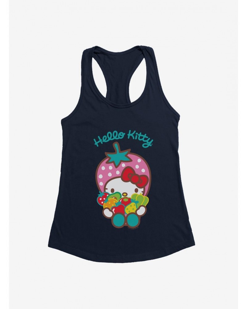 Hello Kitty Five A Day Seven Healthy Options Girls Tank $9.36 Tanks