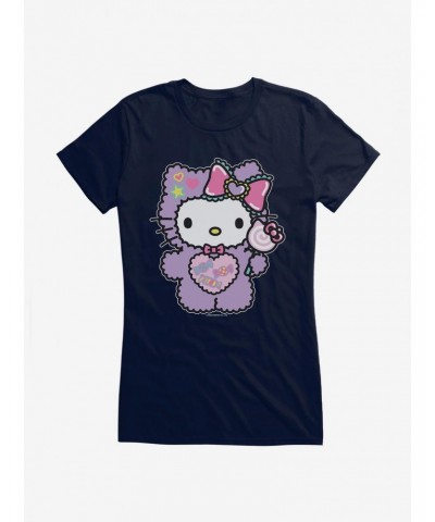 Hello Kitty Sugar Rush Fuzzy Lollipop Girls T-Shirt $8.76 T-Shirts