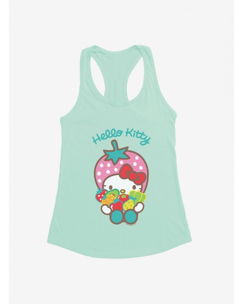 Hello Kitty Five A Day Seven Healthy Options Girls Tank $9.36 Tanks