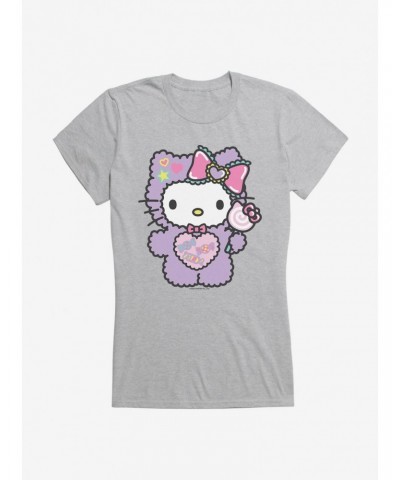 Hello Kitty Sugar Rush Fuzzy Lollipop Girls T-Shirt $8.76 T-Shirts