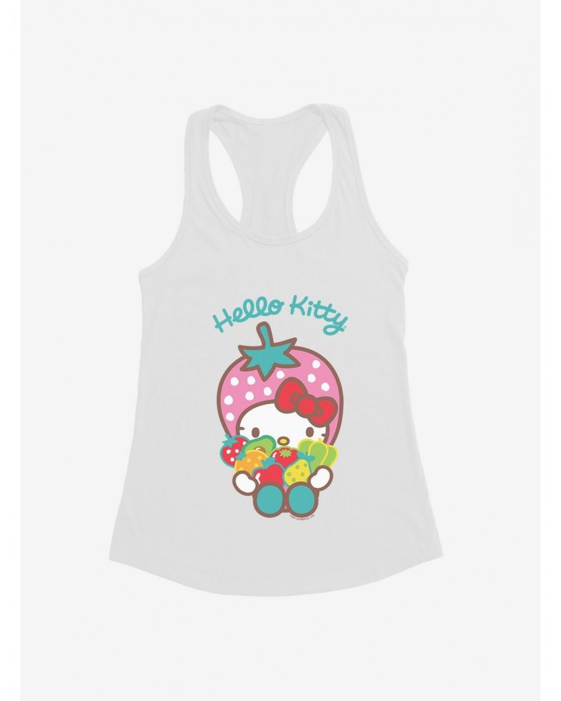 Hello Kitty Five A Day Seven Healthy Options Girls Tank $9.36 Tanks