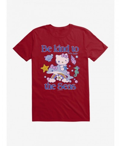 Hello Kitty Be Kind To The Seas T-Shirt $9.18 T-Shirts