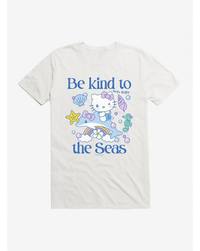 Hello Kitty Be Kind To The Seas T-Shirt $9.18 T-Shirts