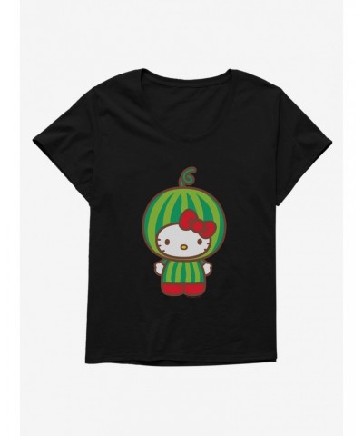 Hello Kitty Five A Day Watermelon Head Girls T-Shirt Plus Size $9.48 T-Shirts