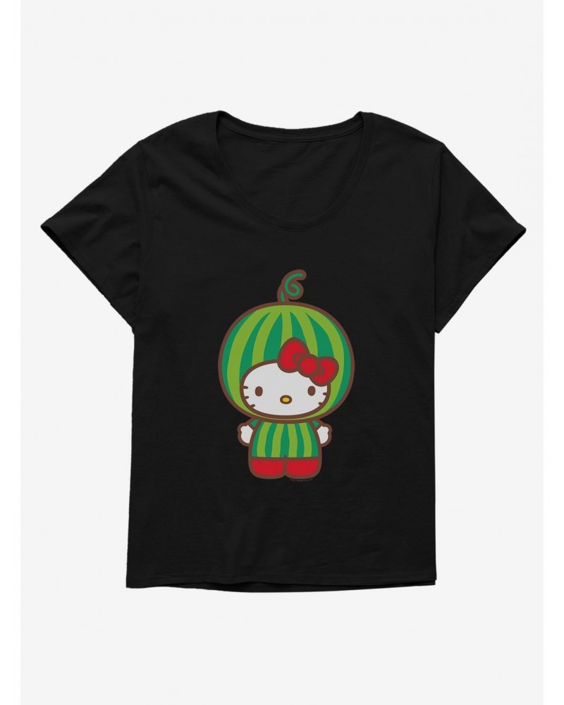 Hello Kitty Five A Day Watermelon Head Girls T-Shirt Plus Size $9.48 T-Shirts