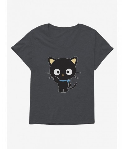 Chococat Waving Girls T-Shirt Plus Size $9.71 T-Shirts