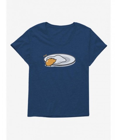 Gudetama Tired Girls T-Shirt Plus Size $7.40 T-Shirts