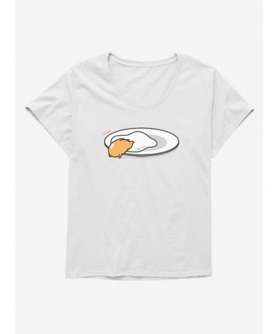 Gudetama Tired Girls T-Shirt Plus Size $7.40 T-Shirts