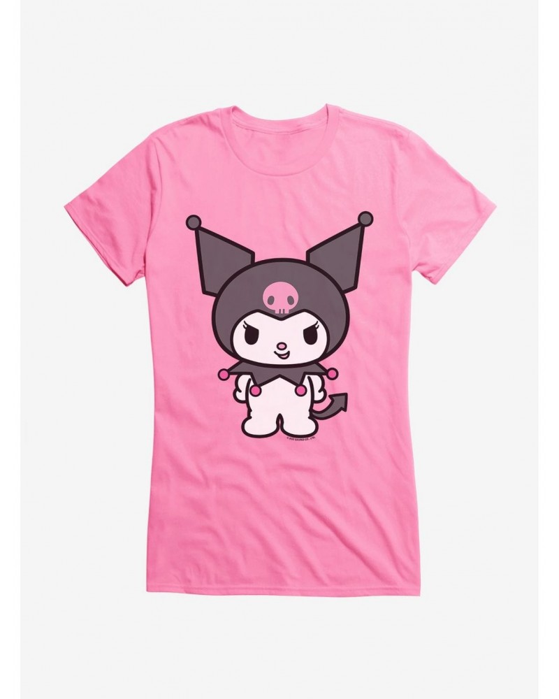 Kuromi Evil Grin Girls T-Shirt $6.18 T-Shirts