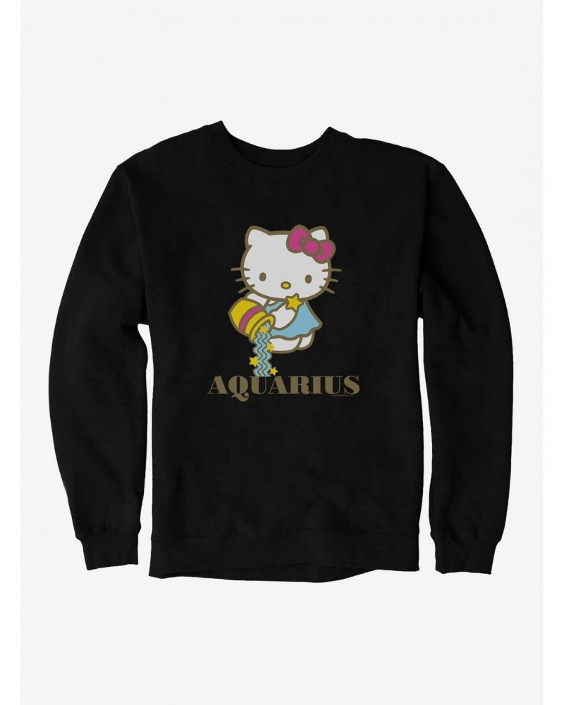 Hello Kitty Star Sign Aquarius Sweatshirt $10.33 Sweatshirts