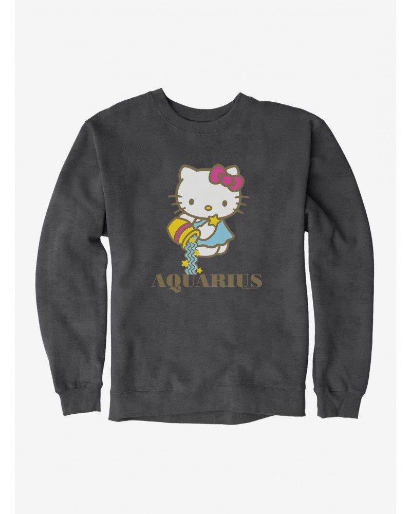 Hello Kitty Star Sign Aquarius Sweatshirt $10.33 Sweatshirts