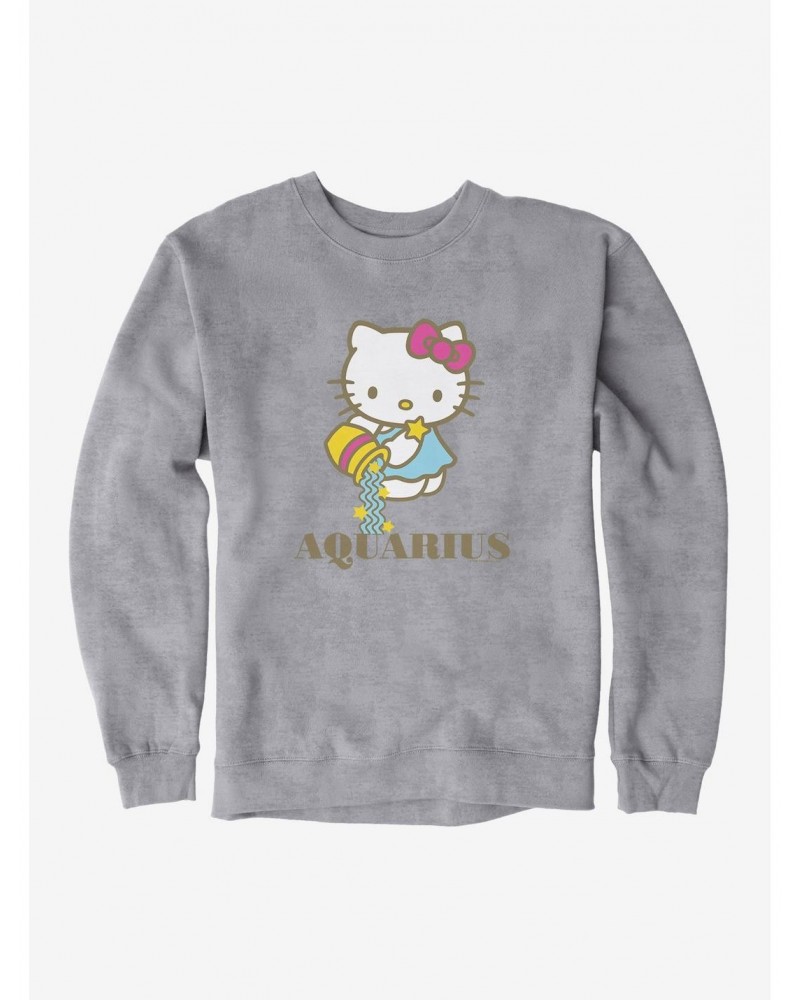 Hello Kitty Star Sign Aquarius Sweatshirt $10.33 Sweatshirts