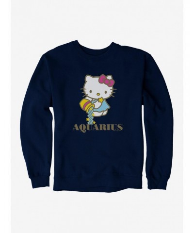 Hello Kitty Star Sign Aquarius Sweatshirt $10.33 Sweatshirts