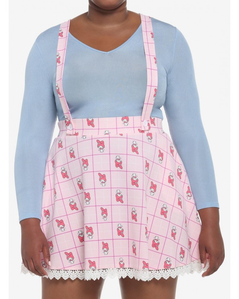 My Melody Plaid & Lace Suspender Skirt Plus Size $10.78 Skirts