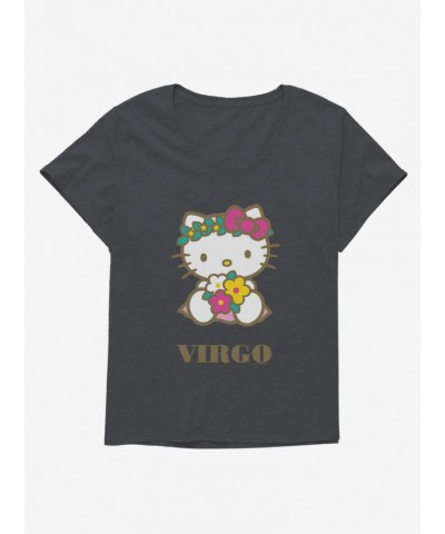 Hello Kitty Star Sign Virgo Girls T-Shirt Plus Size $7.17 T-Shirts