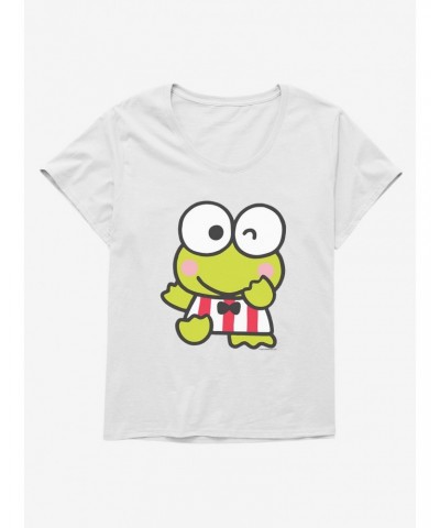 Keroppi Winking Girls T-Shirt Plus Size $9.09 T-Shirts