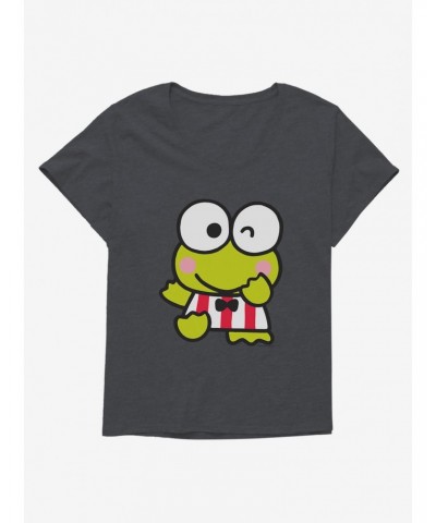 Keroppi Winking Girls T-Shirt Plus Size $9.09 T-Shirts