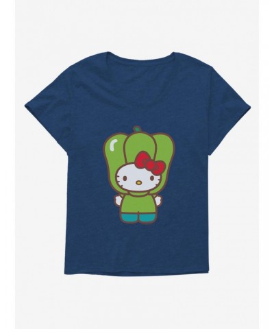 Hello Kitty Five A Day Bell Pepper Girls T-Shirt Plus Size $9.25 T-Shirts