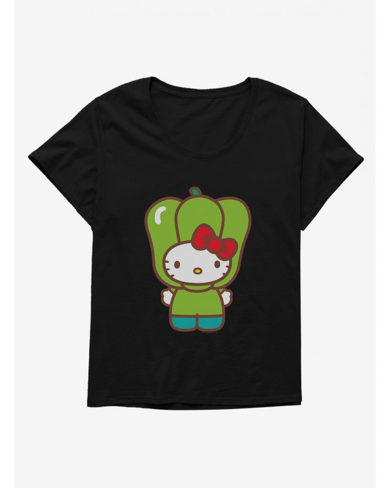 Hello Kitty Five A Day Bell Pepper Girls T-Shirt Plus Size $9.25 T-Shirts