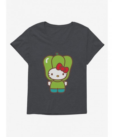 Hello Kitty Five A Day Bell Pepper Girls T-Shirt Plus Size $9.25 T-Shirts