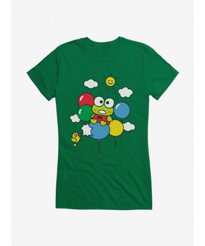 Keroppi Balloon Escape Girls T-Shirt $7.17 T-Shirts