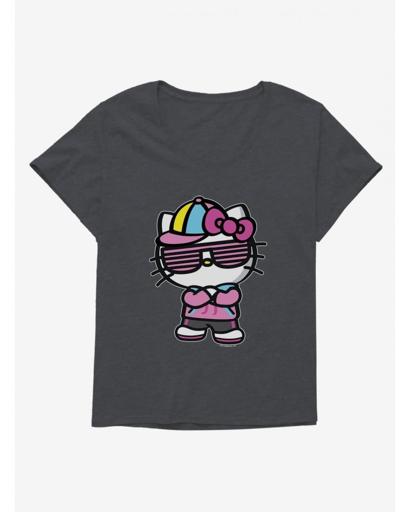 Hello Kitty Cool Kitty Girls T-Shirt Plus Size $8.09 T-Shirts