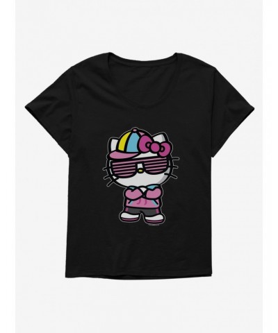 Hello Kitty Cool Kitty Girls T-Shirt Plus Size $8.09 T-Shirts