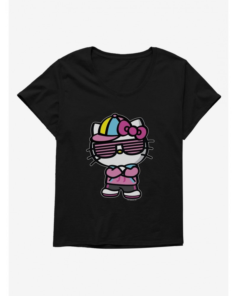 Hello Kitty Cool Kitty Girls T-Shirt Plus Size $8.09 T-Shirts