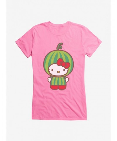 Hello Kitty Five A Day Watermelon Head Girls T-Shirt $9.56 T-Shirts