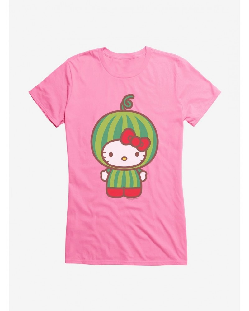 Hello Kitty Five A Day Watermelon Head Girls T-Shirt $9.56 T-Shirts