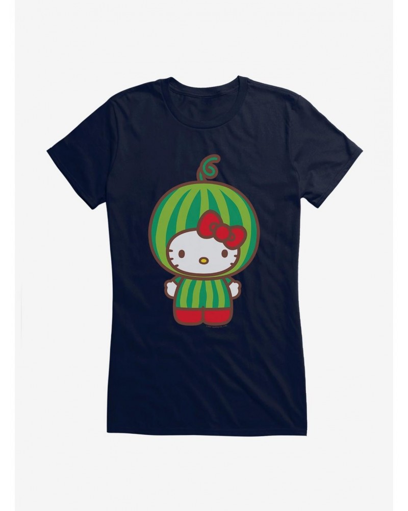 Hello Kitty Five A Day Watermelon Head Girls T-Shirt $9.56 T-Shirts