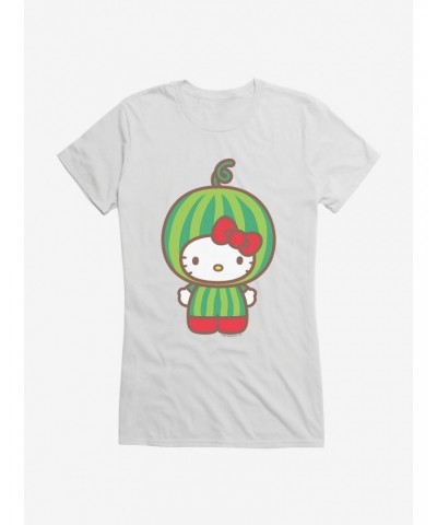 Hello Kitty Five A Day Watermelon Head Girls T-Shirt $9.56 T-Shirts