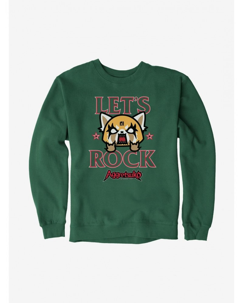 Aggretsuko Let's Rock Sweatshirt $9.15 Sweatshirts