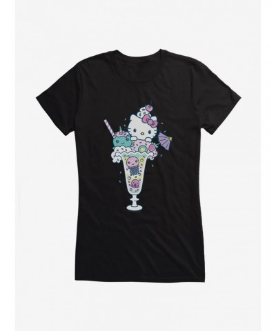 Hello Kitty Kawaii Vacation Milkshake Dreams Girls T-Shirt $9.36 T-Shirts