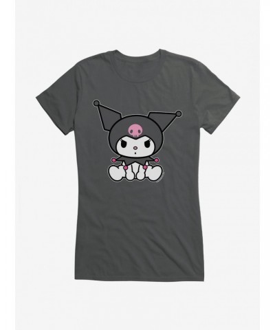 Kuromi Sitting Girls T-Shirt $6.57 T-Shirts