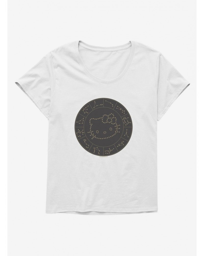 Hello Kitty Star Sign Map Girls T-Shirt Plus Size $7.40 T-Shirts