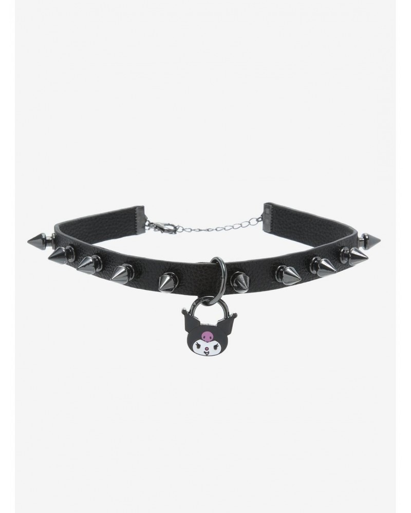 Kuromi Padlock Spiked Choker $6.56 Chokers