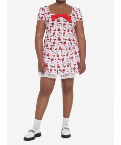 Hello Kitty Apple Stripe Pleated Skirt Plus Size $10.56 Skirts