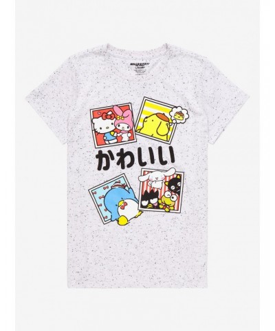 Hello Kitty And Friends Photo Speckled Girls T-Shirt $5.04 T-Shirts