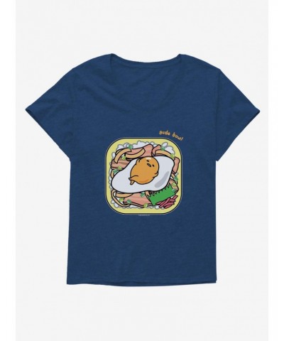 Gudetama Gude Bowl Girls T-Shirt Plus Size $10.17 T-Shirts