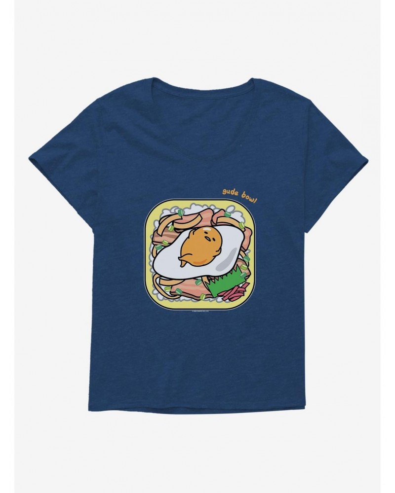 Gudetama Gude Bowl Girls T-Shirt Plus Size $10.17 T-Shirts