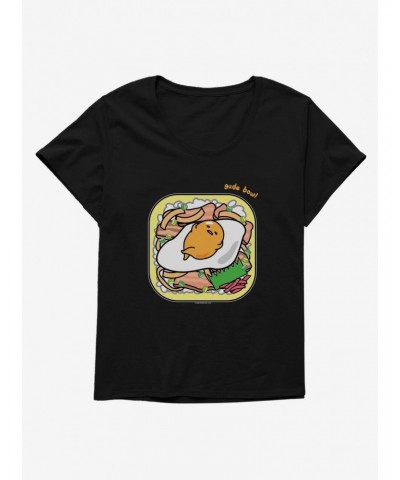 Gudetama Gude Bowl Girls T-Shirt Plus Size $10.17 T-Shirts