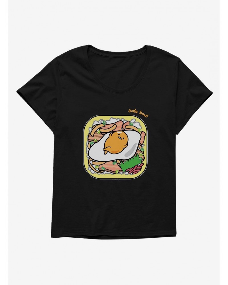 Gudetama Gude Bowl Girls T-Shirt Plus Size $10.17 T-Shirts