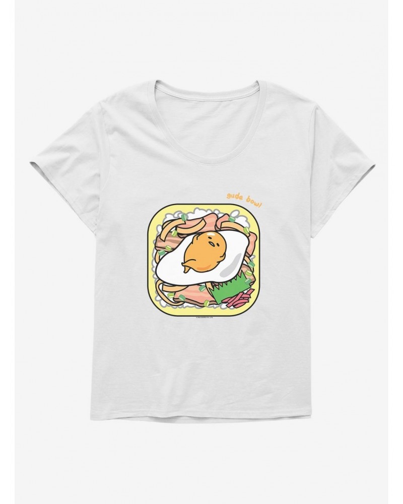 Gudetama Gude Bowl Girls T-Shirt Plus Size $10.17 T-Shirts