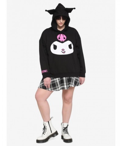 Kuromi 3D Ears Girls Hoodie Plus Size $10.62 Hoodies