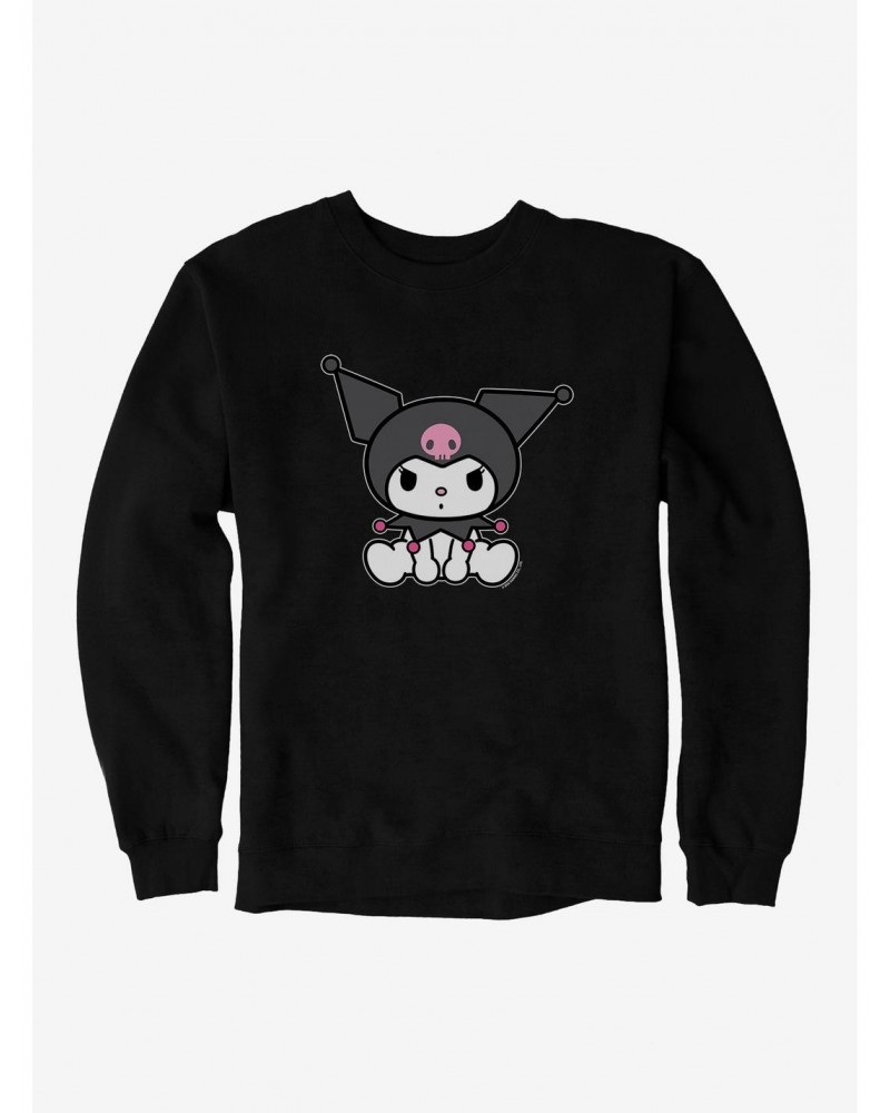 Kuromi Sitting Sweatshirt $10.92 Sweatshirts